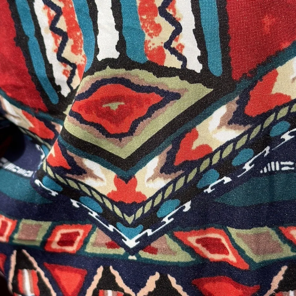 Impulsive Women’s Print Long Sleeve Deep-V Wide Leg Jumpsuit Size M - Picture 10 of 12